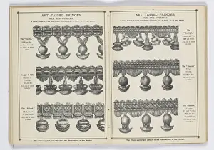 Pages from 1899 Price List, Upholstery, Trimmings &c