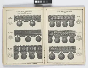 Pages from 1899 Price List, Upholstery, Trimmings &c