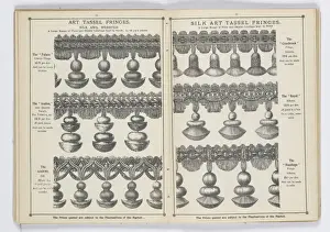 Pages from 1899 Price List, Upholstery, Trimmings &c