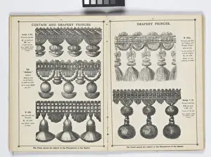 Pages from 1899 Price List, Upholstery, Trimmings &c