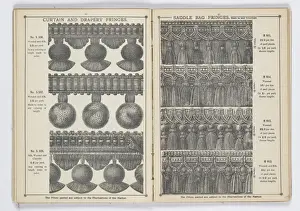 Pages from 1899 Price List, Upholstery, Trimmings &c