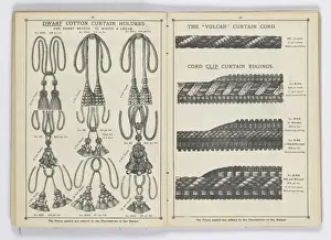 Pages from 1899 Price List, Upholstery, Trimmings &c