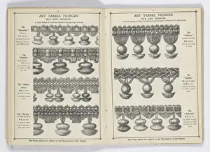 Pages from 1899 Price List, Upholstery, Trimmings &c