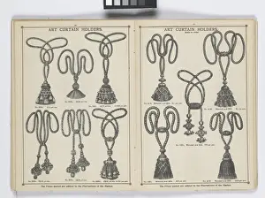 Pages from 1899 Price List, Upholstery, Trimmings &c