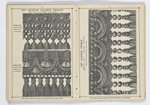 Pages from 1899 Price List, Upholstery, Trimmings &c