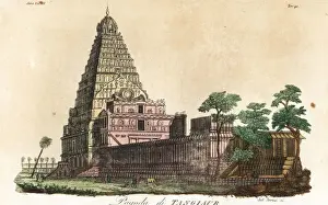 Pagoda of Brihadeeswarar Temple or Peruvudaiyar