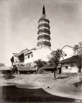 Pagoda, China, c. 1890 s