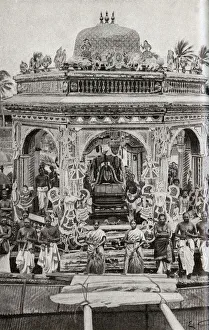 Images Dated 4th September 2018: Pagoda at Villianur, Puducherry, India