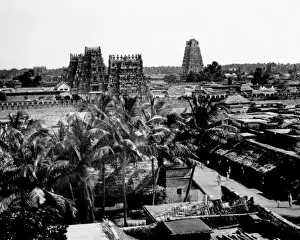Pagodas at Seringapatam near Tiruchirappalli, India