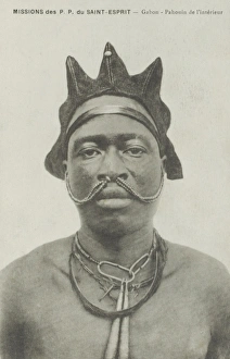 Images Dated 4th April 2011: Pahouin man from Gabon, Central Africa