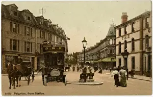 Paignton Prints: Paignton, Devon - View from the Station