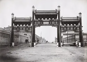 Pailou or Paifang, arch, Peking, Beijing, China