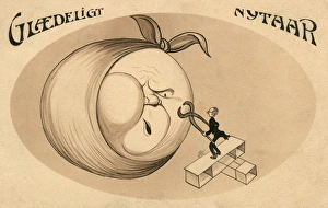 Agony Collection: Have a Pain-free Year - Danish New Years Card