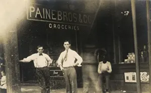 Braces Prints: Paine Bros & Co, Groceries, USA