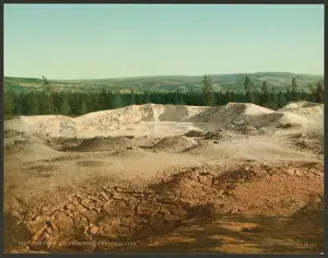 Yellow Stone Prints: The Paint Pot, Yellowstone National Park