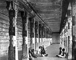 Corridor Prints: Painted Corridor, Meenakshi Temple, Madurai, India