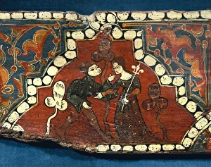 Painted woods from Curiel De Los Ajos Palace. 1386 Painted woods from Curiel De Los Ajos Palace. 1386