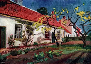 Farmhouse Prints: Painting of a Farmhouse in Yorkshire