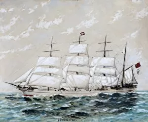 Images Dated 11th October 2010: Painting of the Ship Glenericht