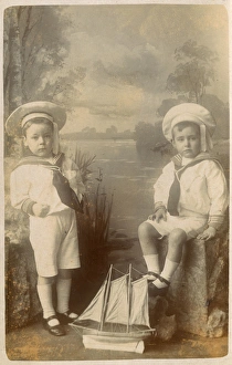 Children & Toy Boat
