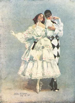 Elegantly Prints: Pair of Dancers