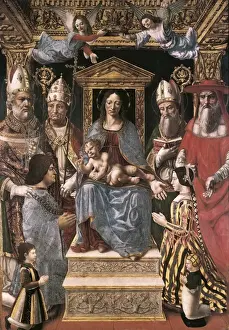Enthroned Prints: PALA SFORZESCA, Master of the (15th c