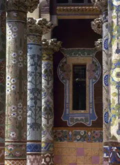 Palace of Catalan Music. Detail. Barcelona. Spain