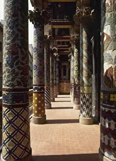 Renaixenca Collection: Palace of Catalan Music. Detail. Barcelona. Spain