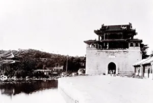 Palace entrance gate, Peking, Beijing, China, c. 1900