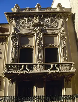 Authors Prints: Palace of Longoria. Facade. Madrid. Spain