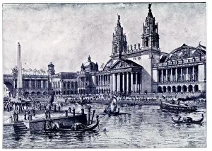 Palace of Mechanical Arts, Worlds Fair Exhibition, Chicago
