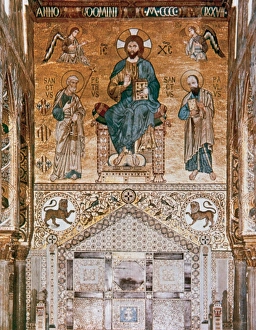 12th Collection: Palace of the Normans. Byzantine mosaics at the Palatine Cha