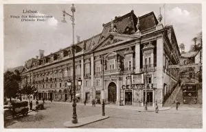 Lisboa Prints: Palacio Foz, Praca dos Restauradores, Lisbon, Portugal