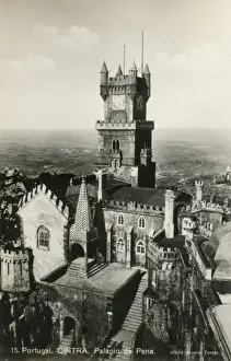 Palacio Prints: Palacio de Pena at Cintra, Portugal