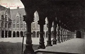 Cloisters Prints: The Palais de Justice, Liege, Belgium