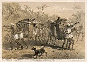 Palanquin Prints: Two Palanquins Meet