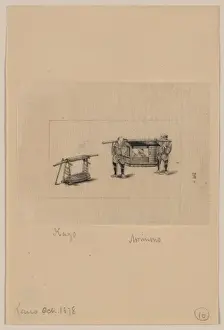 Palanquins with porters