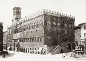 Rampart Prints: he Palazzo dei Priori, Perugia, Italy