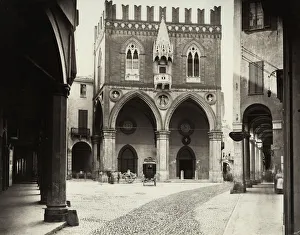 The Palazzo della Mercanzia in Bologna, Italy