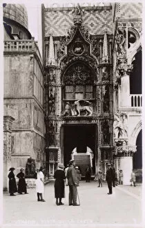Venezia Collection: Palazzo Ducale - Porta della Carta - Venice, Italy