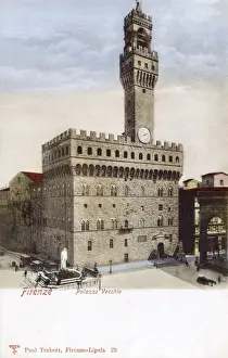Clocktower Prints: Palazzo Vecchio - Florence (Firenze), Italy