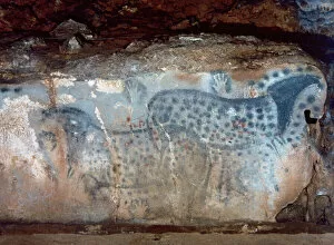 Paleolithic. France. Cabrerets. Pech Merle cave. The dotted