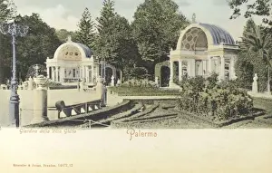 Pavilions Prints: Palermo, Sicily, Italy - Garden of the Villa Giulia
