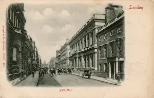 Pall Prints: Pall Mall, London - Horse Taxi cabs