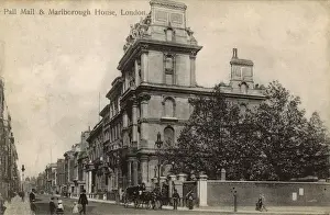 Pall Prints: Pall Mall and Marlborough House, London
