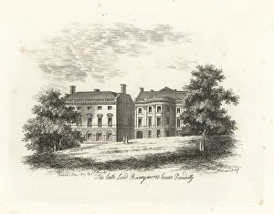 Antiquary Prints: Palladian houses at 105 and 106 Piccadilly, London, 1807