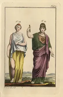 Athena Prints: Pallas Athena in undergarments (stola)