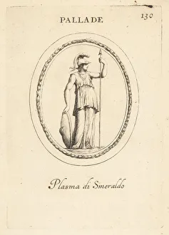 Triton Prints: Pallas, daughter of Triton in Greek mythology
