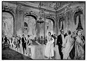 Detail of the Palm Court, Hotel Cecil