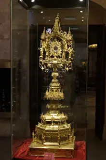 Cathedrals Prints: Palma, Mallorca - Golden Monstrance in the Cathedral Sa Seu